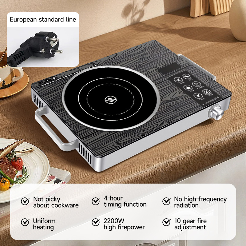 Hot Pot Portable Dual - 2200W 전기 세라믹 스토브 적외선 쿡탑