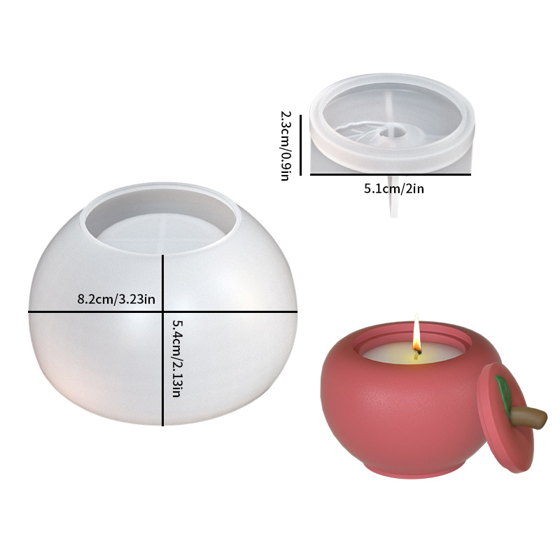 DIY 애플 항아리 양초 항아리 실리콘 몰드 뚜껑 포함 - Idli Steamer Mold 리뷰 및 가격