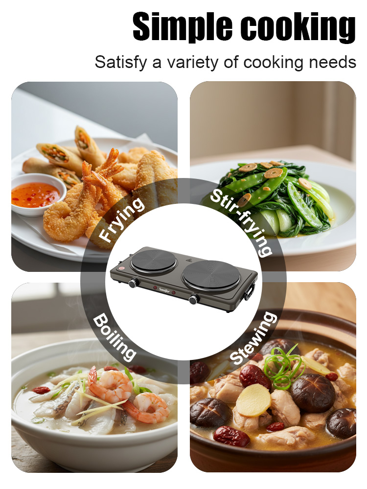 소니퍼 SF-3071 더블 전기 핫플레이트 1500W  - Hot Pot Portable Dual 리뷰 및 가격