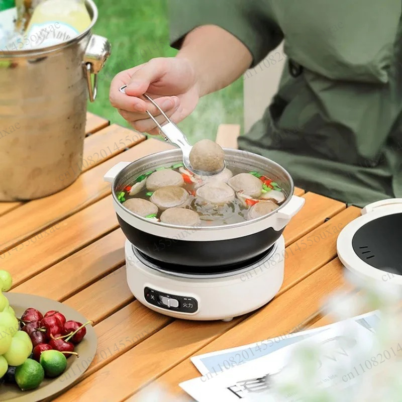 220V 휴대용 분리형 멀티 쿠커 접이식 전기 냄비 이 - Hot Pot Portable Dual 리뷰 및 가격